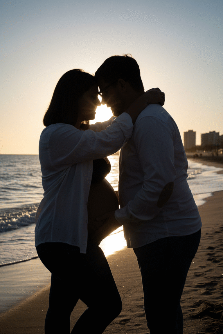 sesion premama exterior o estudio